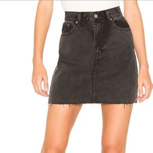 Dr. Denim Mallory Skirt in Retro Black